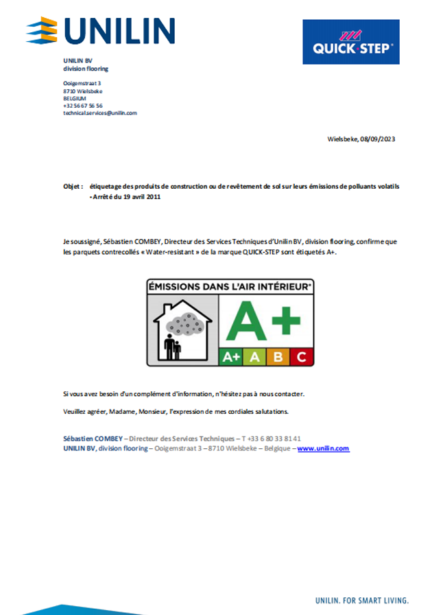 A+認證(三層實木復合地板)